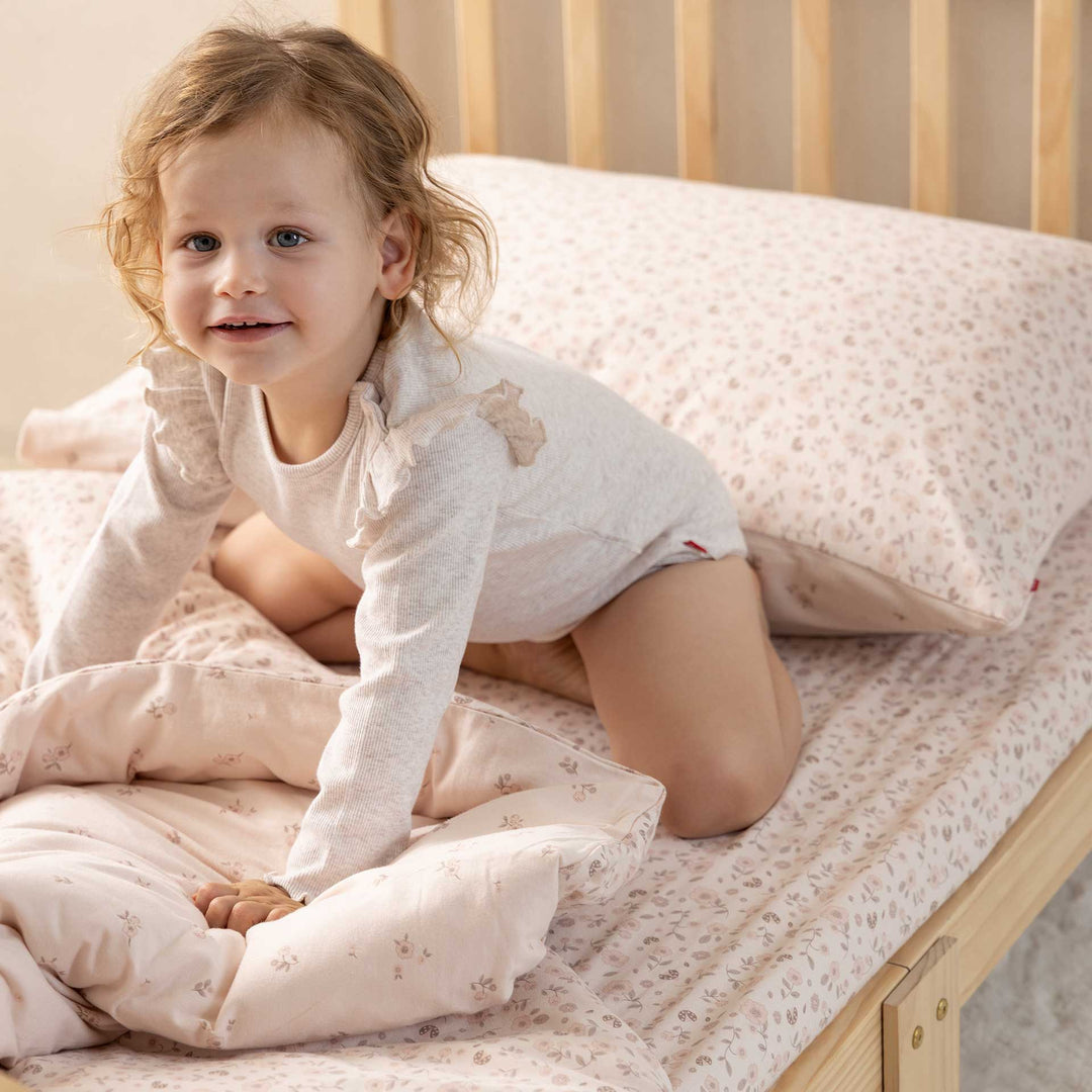 ציפית לכרית (50x70) פרחים