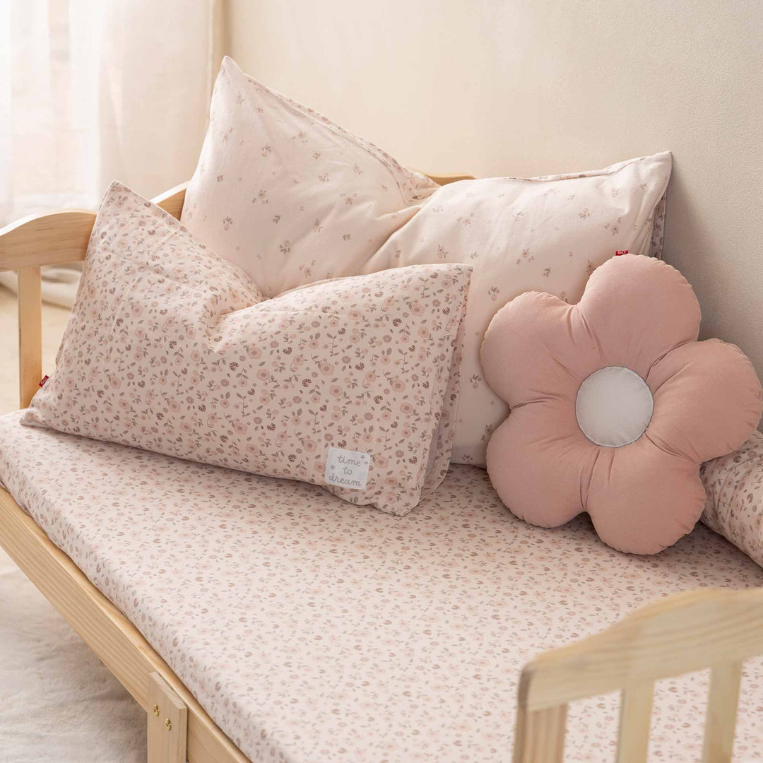 סדין למיטת תינוק פרחים