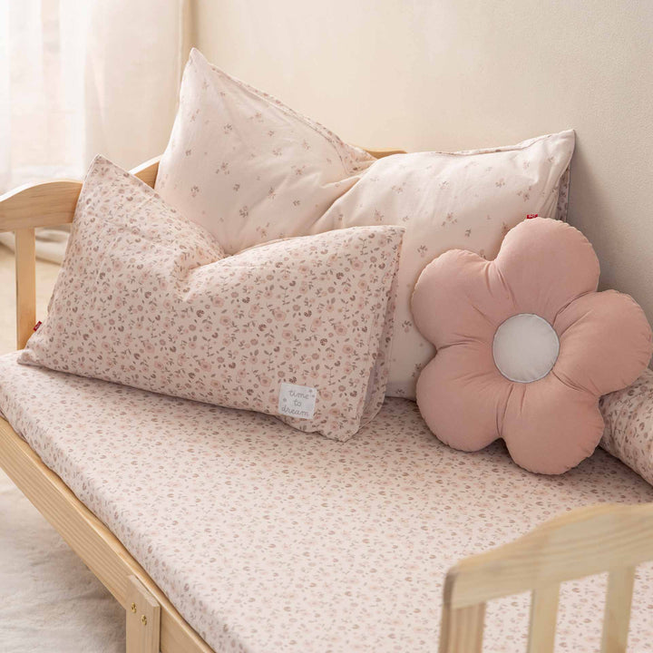 סדין למיטת תינוק פרחים