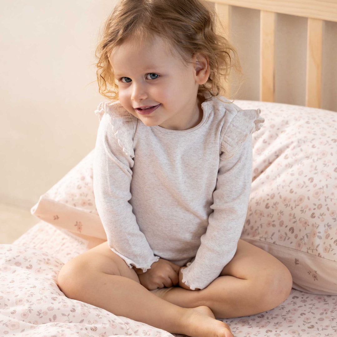 ציפית לכרית (50x70) פרחים