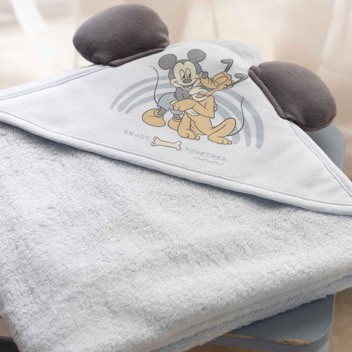 מגבת קפוצ'ון קטנה מיקי תכלת