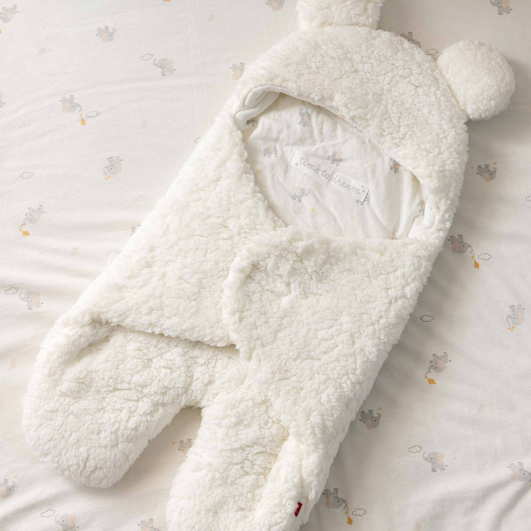 עיטופון פרווה שמנת