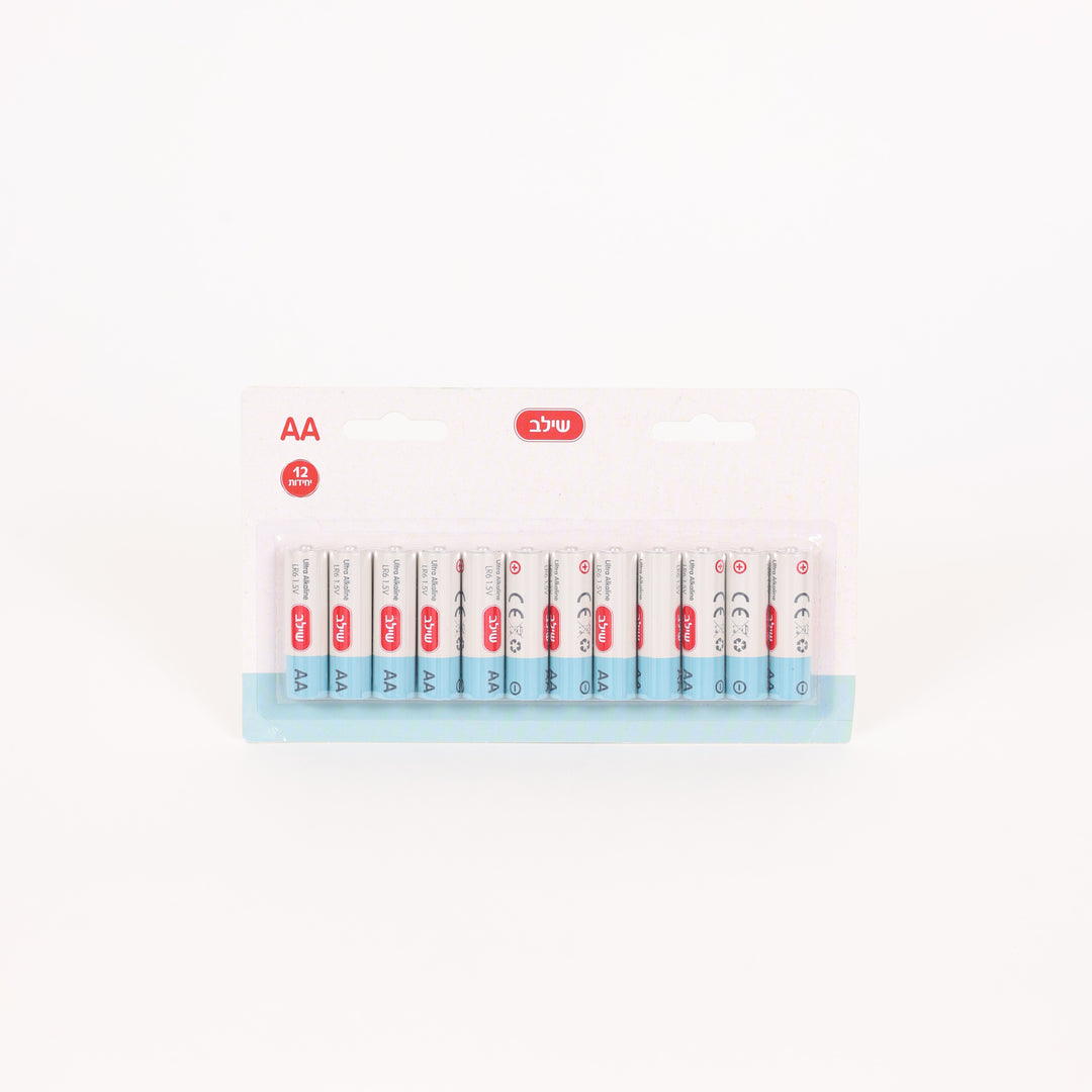 סוללות 12AA אלקליין אולטרה