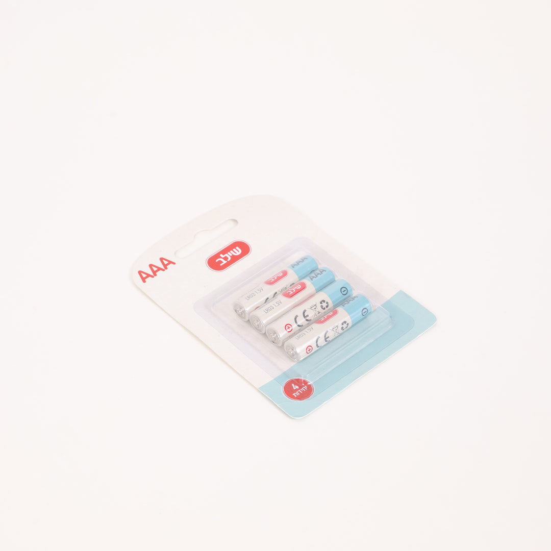סוללות 4AAA אלקליין אולטרה - שילב