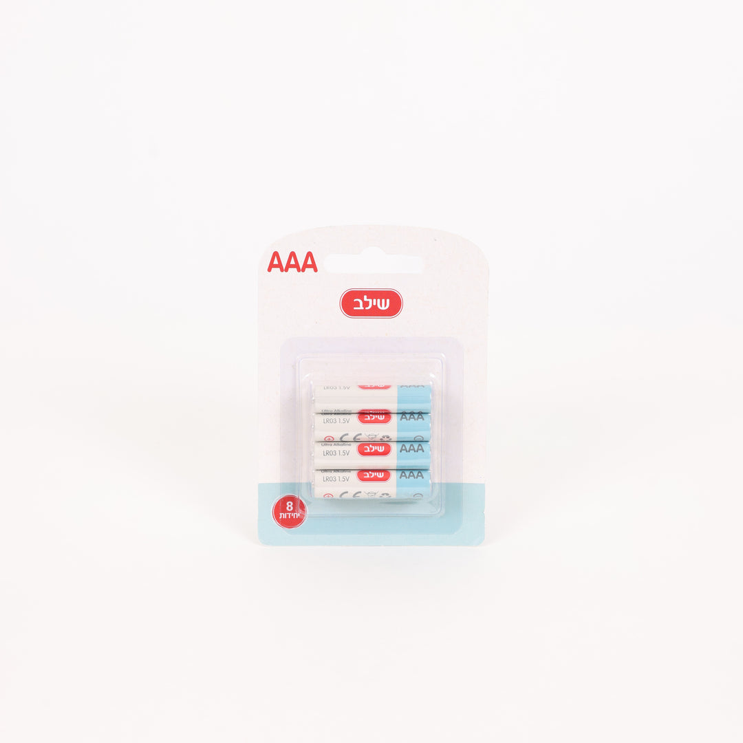 סוללות 8AAA אלקליין אולטרה - שילב