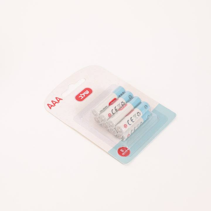 סוללות 8AAA אלקליין אולטרה - שילב