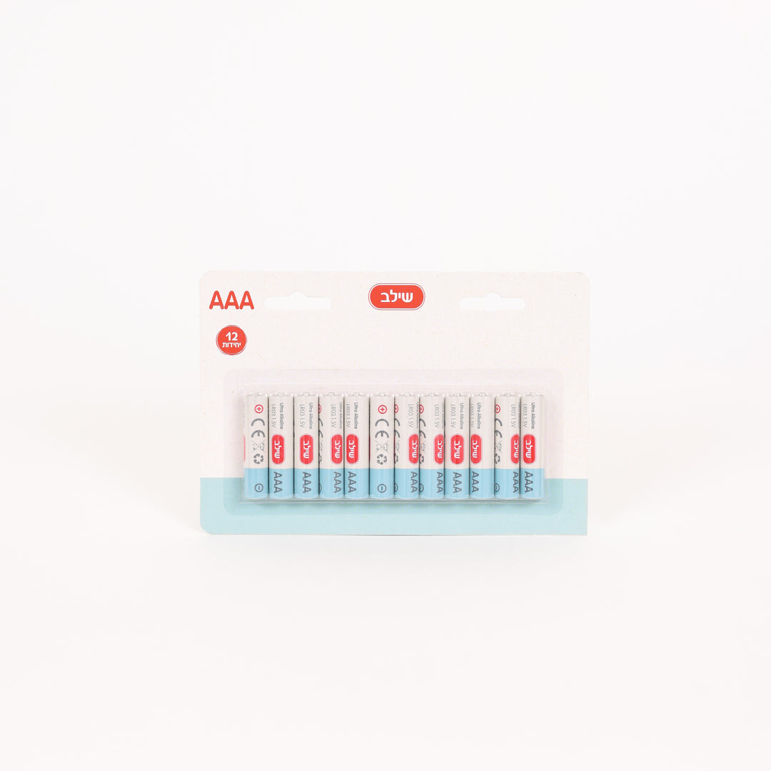 סוללות 12AAA אלקליין אולטרה- שילב