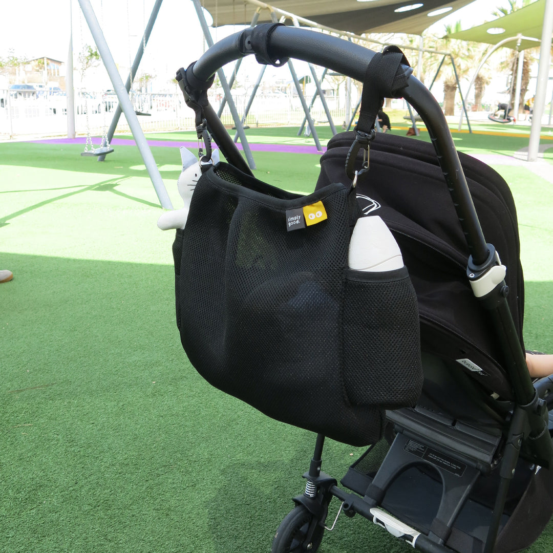 סל רשת שחור לעגלה