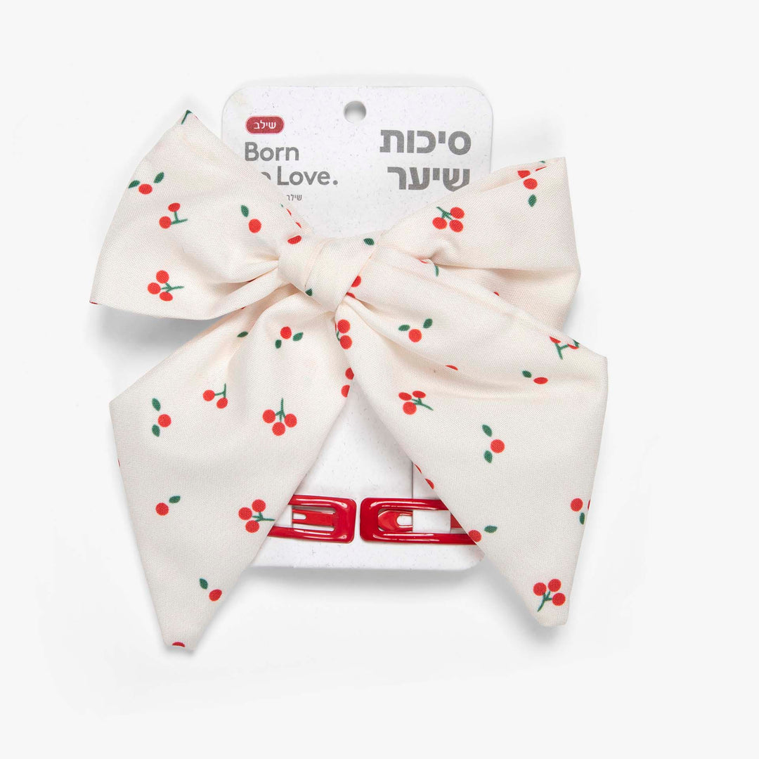 סיכות לשיער דובדבן