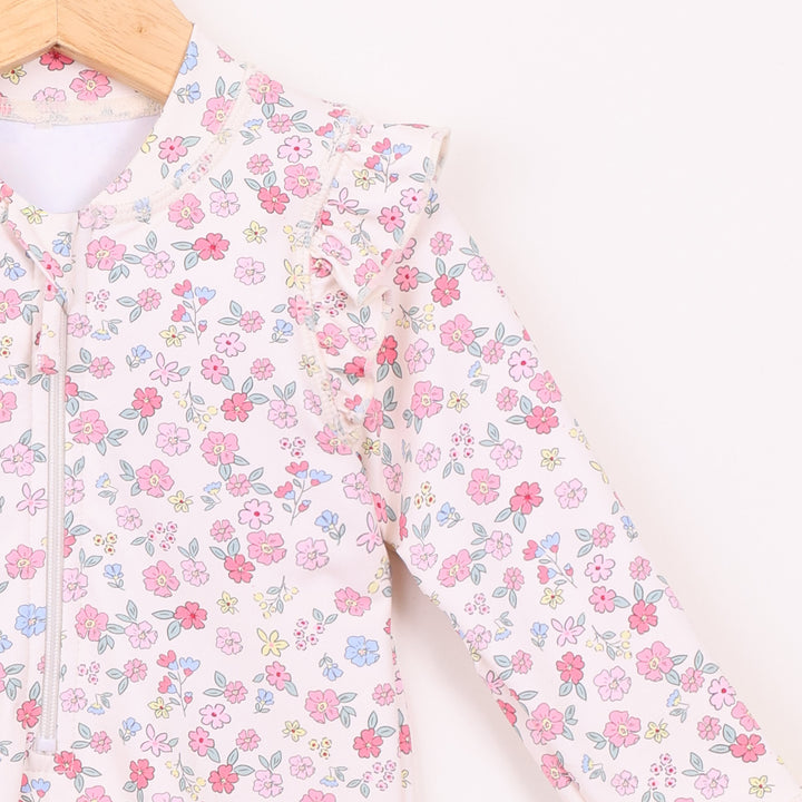 בגד ים  אוברול שרוול ארוך