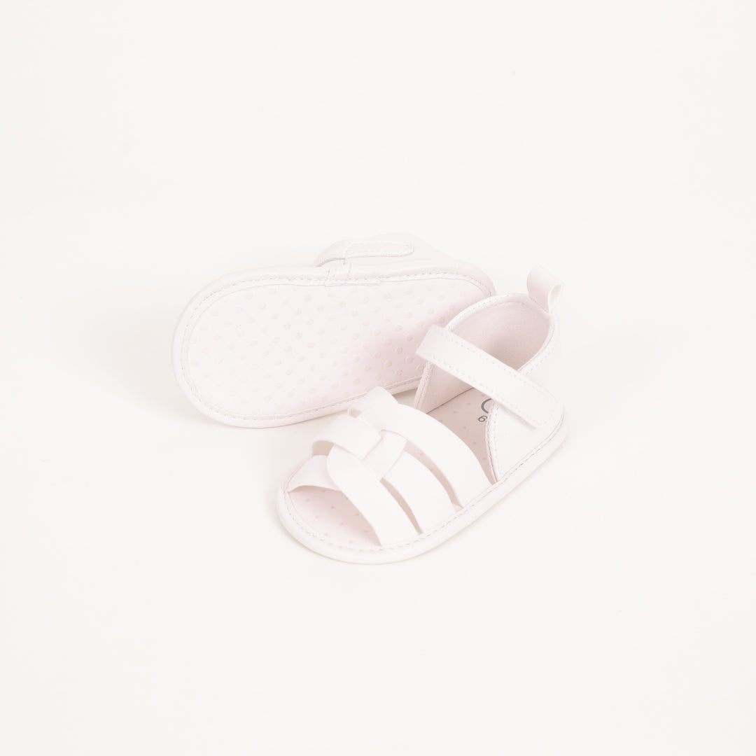 סנדלי בד בגוון ורוד בהיר