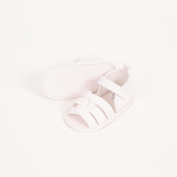 סנדלי בד בגוון ורוד בהיר