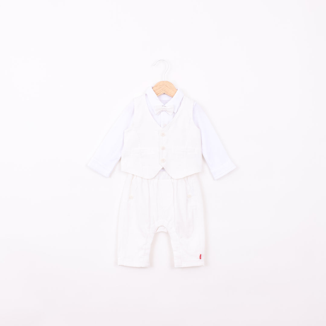 סט חגיגי לברית בגוון שמנת