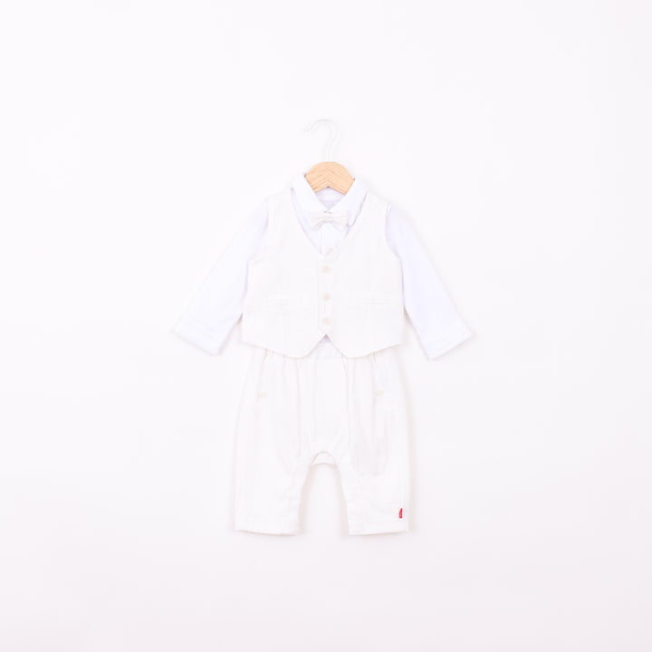 סט חגיגי לברית בגוון שמנת