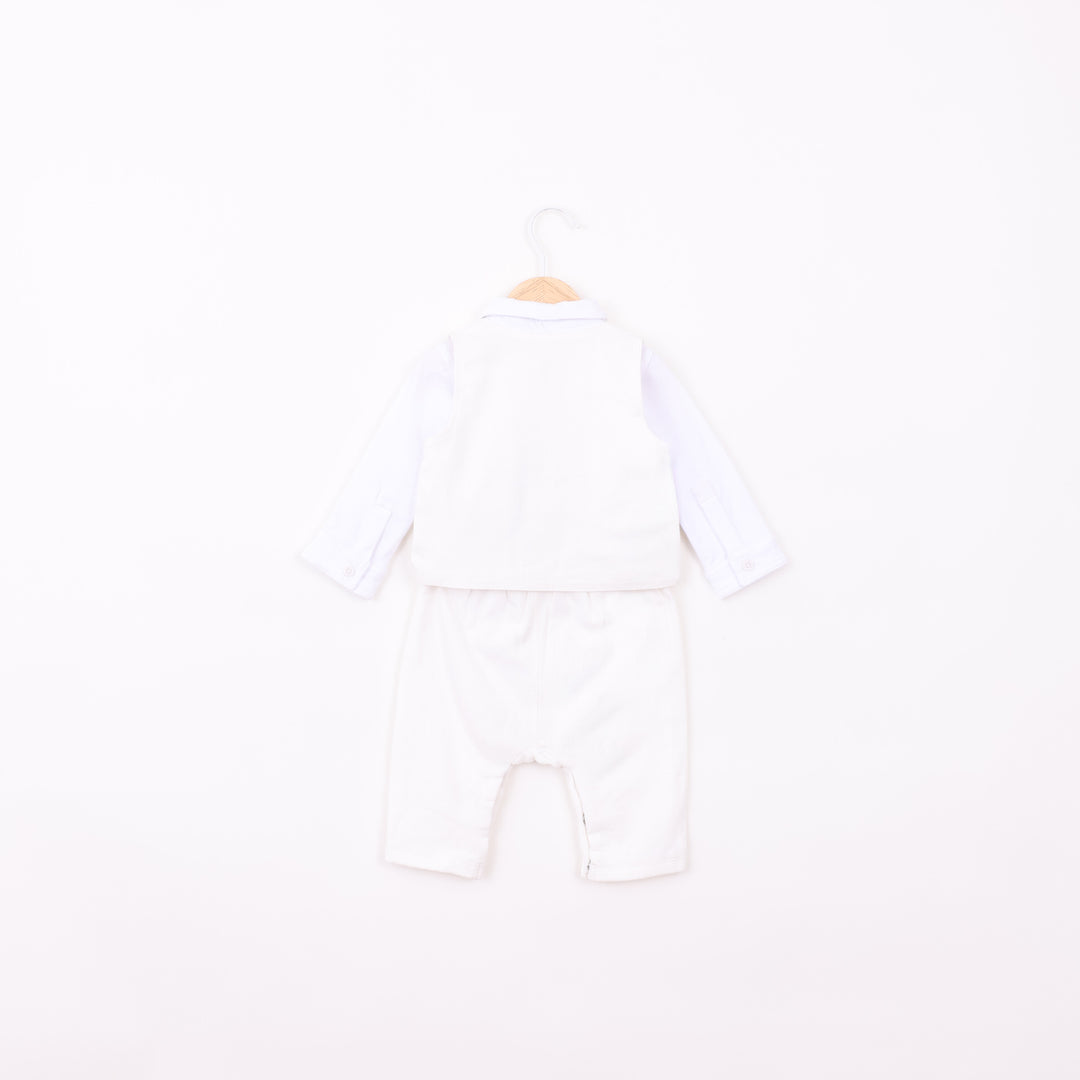 סט חגיגי לברית בגוון שמנת