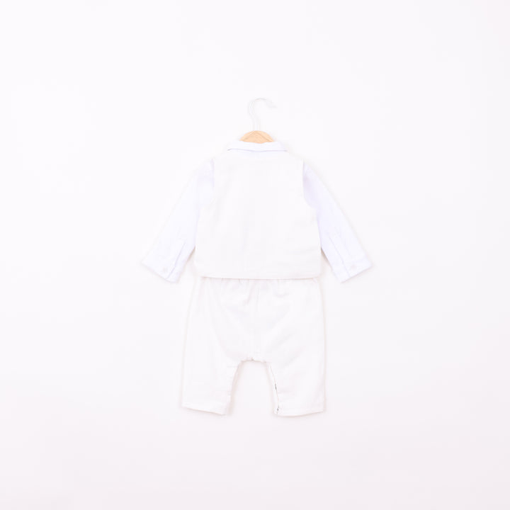 סט חגיגי לברית בגוון שמנת