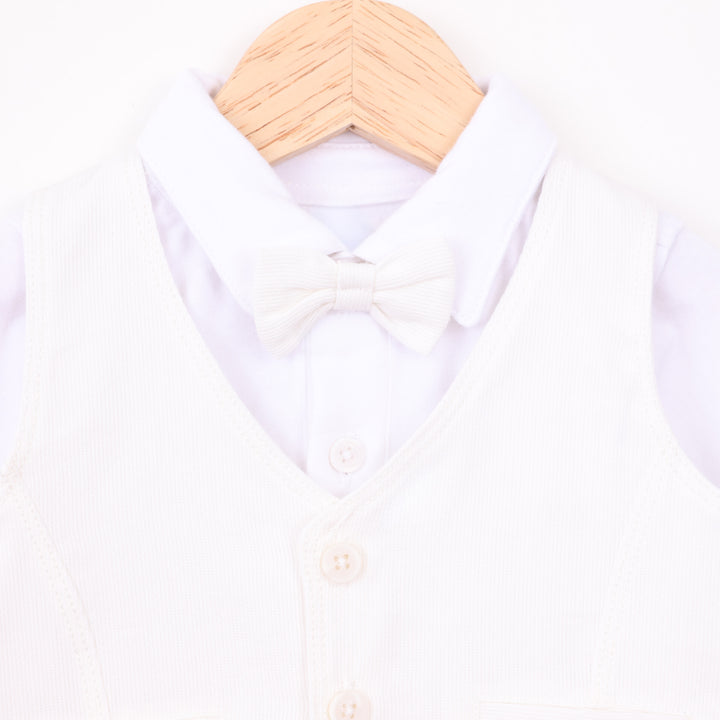 סט חגיגי לברית בגוון שמנת