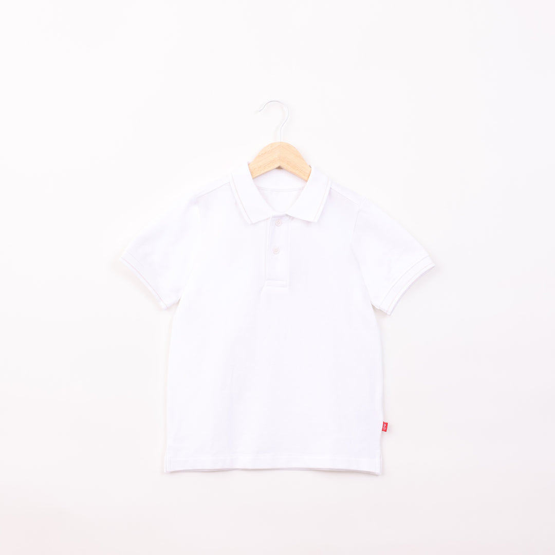 חולצת פולו לבנה