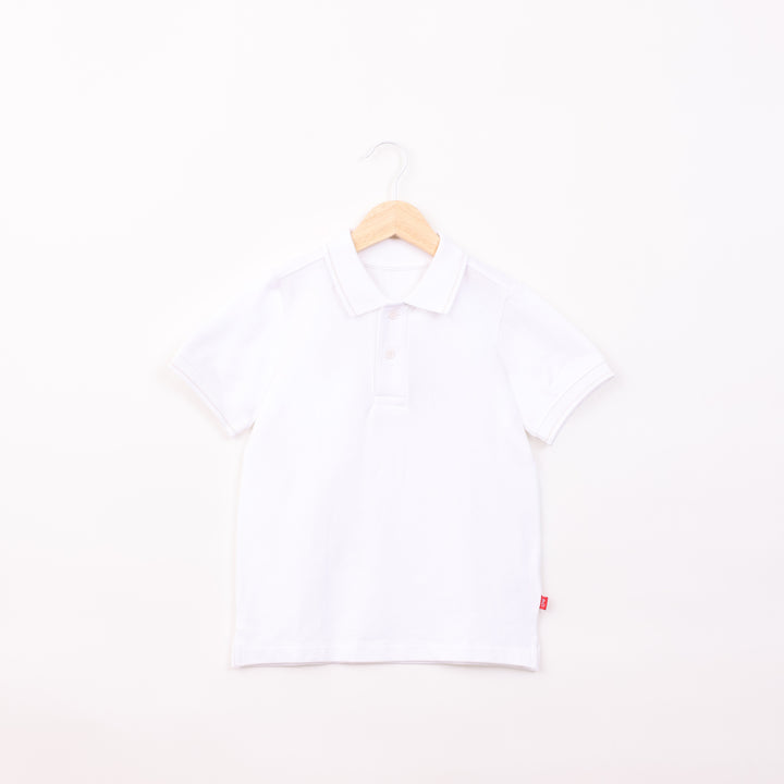 חולצת פולו לבנה