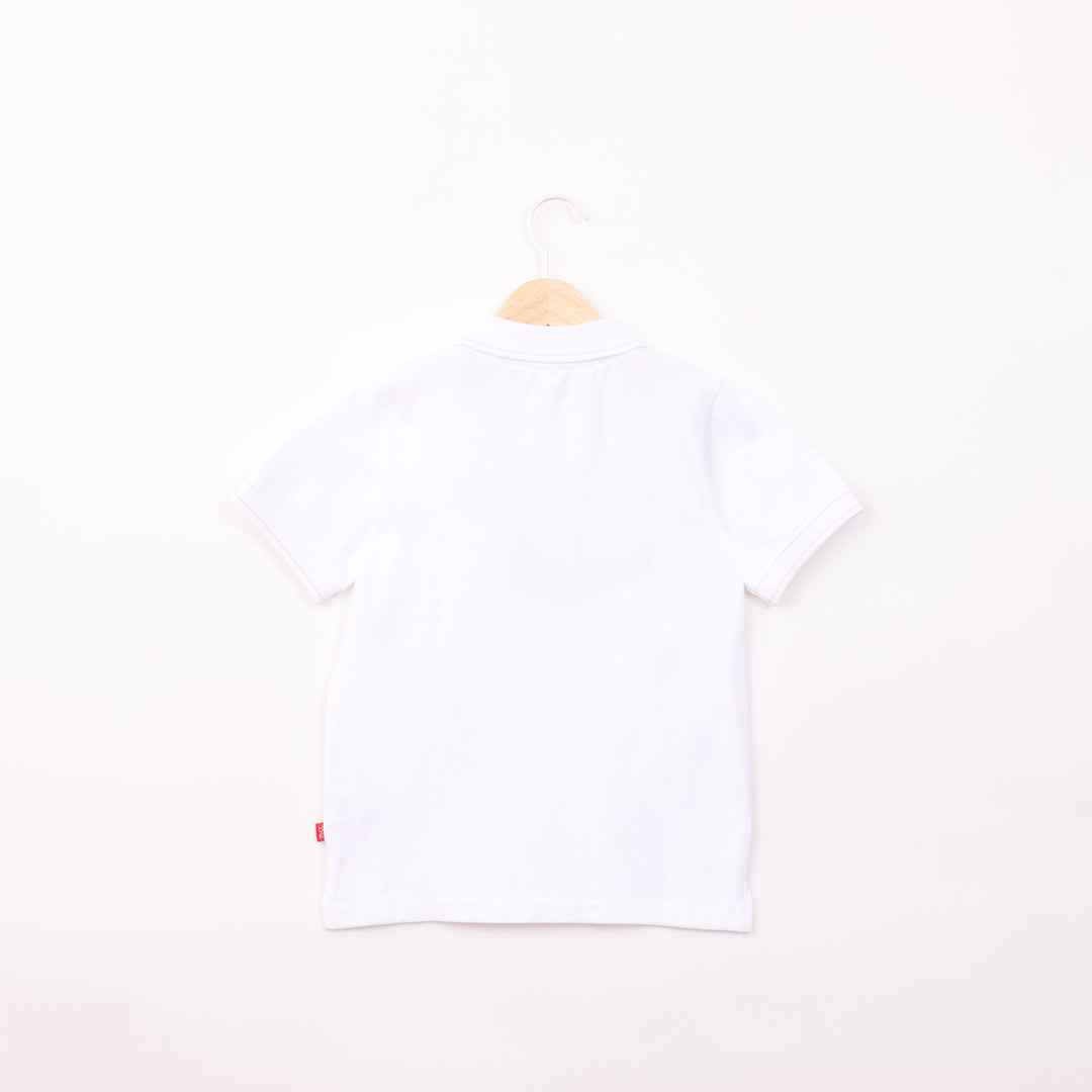 חולצת פולו לבנה