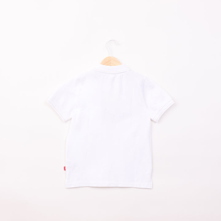 חולצת פולו לבנה