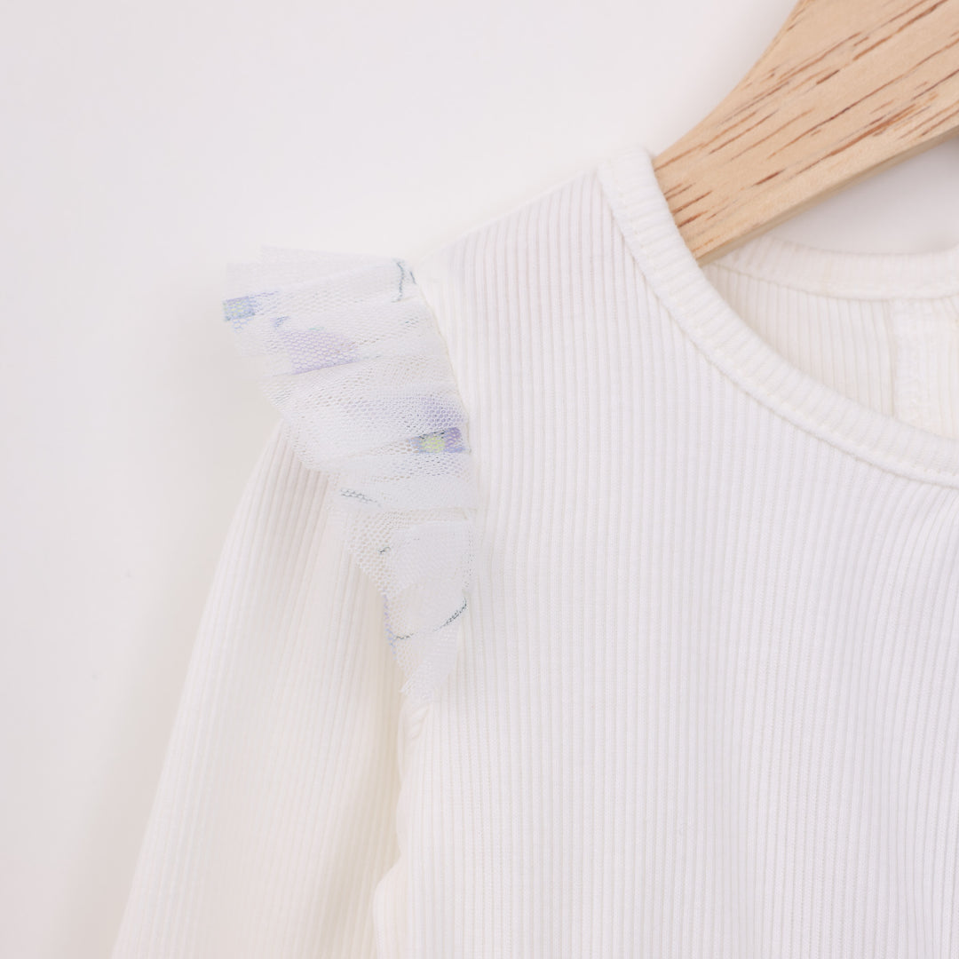 שמלת תינוקות חגיגית בהדפס פרחים