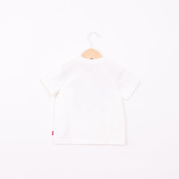 חולצה קצרה בגוון שמנת Summer Vibes