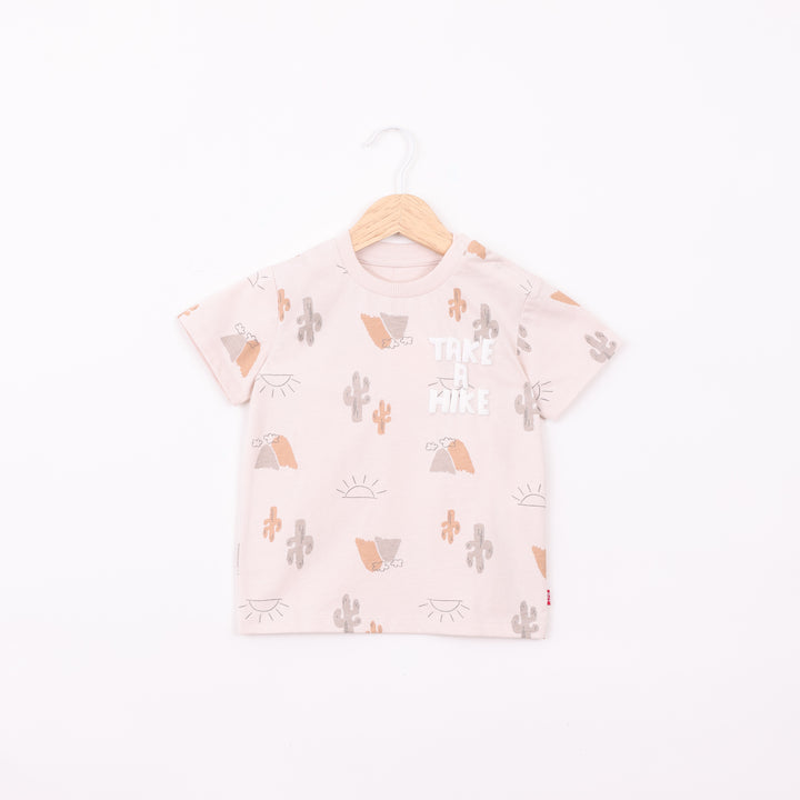 חולצה קצרה בגוון אבן Take A Hike