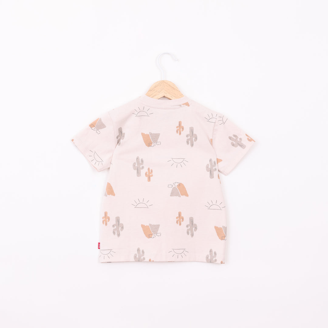 חולצה קצרה בגוון אבן Take A Hike