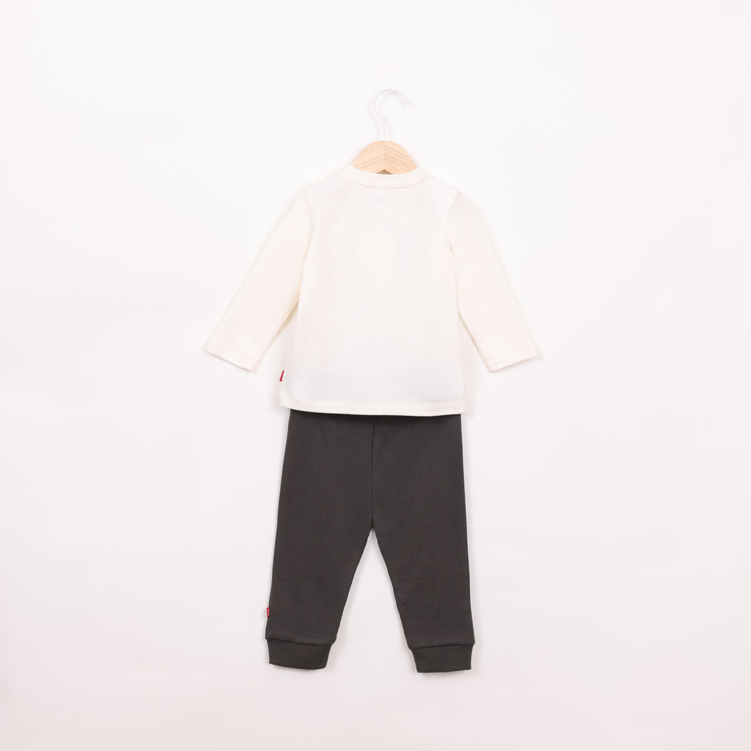 חליפת בנים מעבר בהדפס אריה