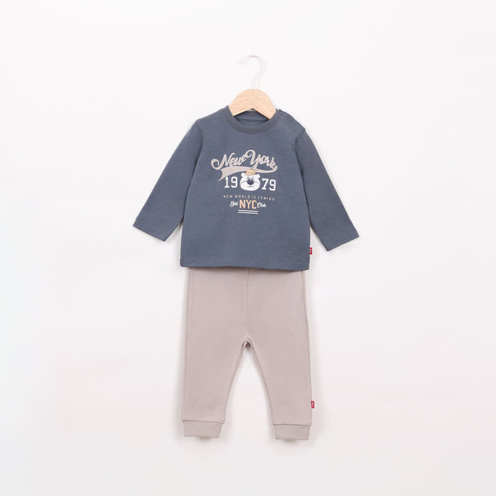 חליפת בנים מעבר בהדפס אורבני