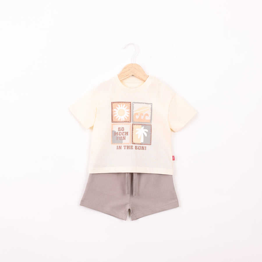 חליפת גן בהדפס צבעוני So Much Fun