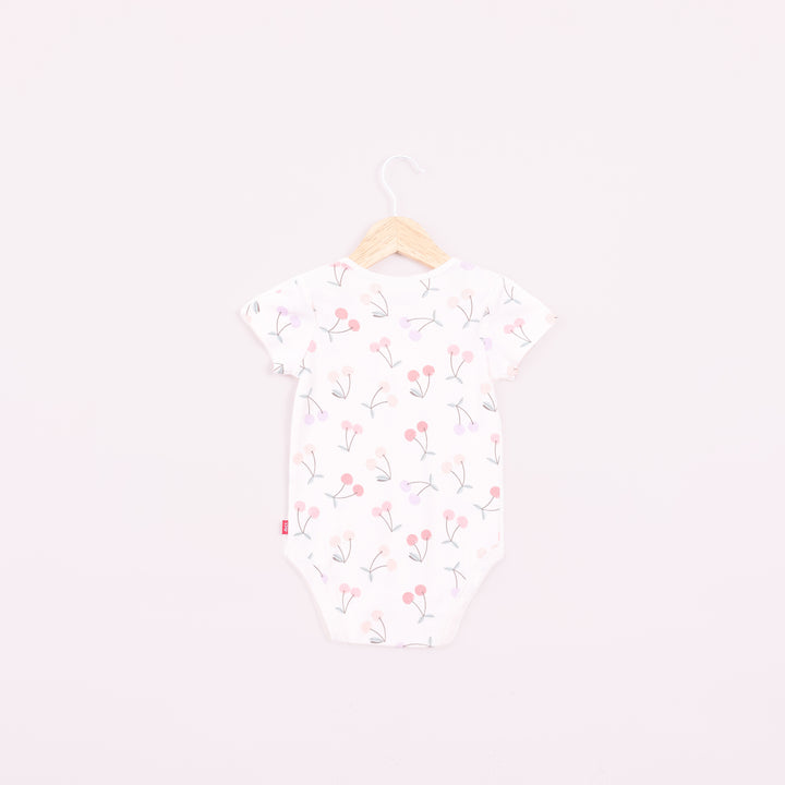 בגד גוף בהדפס דובדבנים