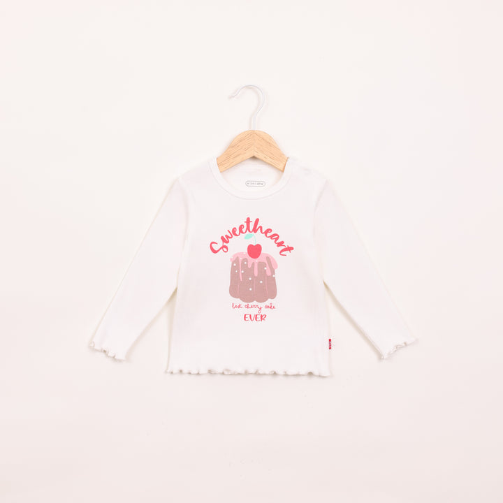 חליפת טייץ וטוניקה בהדפס עוגה