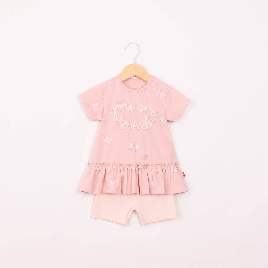 חליפת טייץ וטוניקה You Are Loved