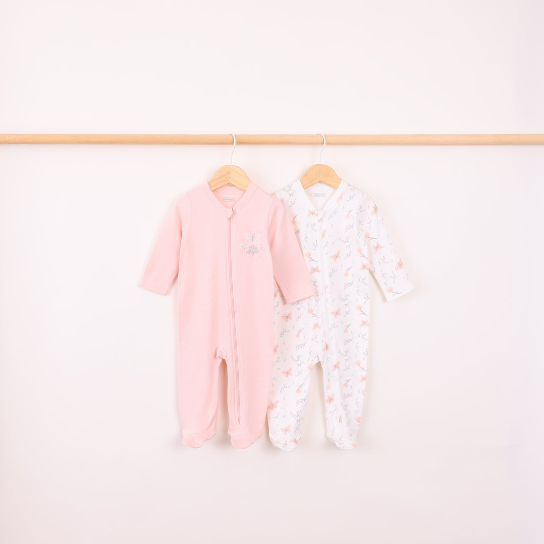 זוג אוברולים פרפרים