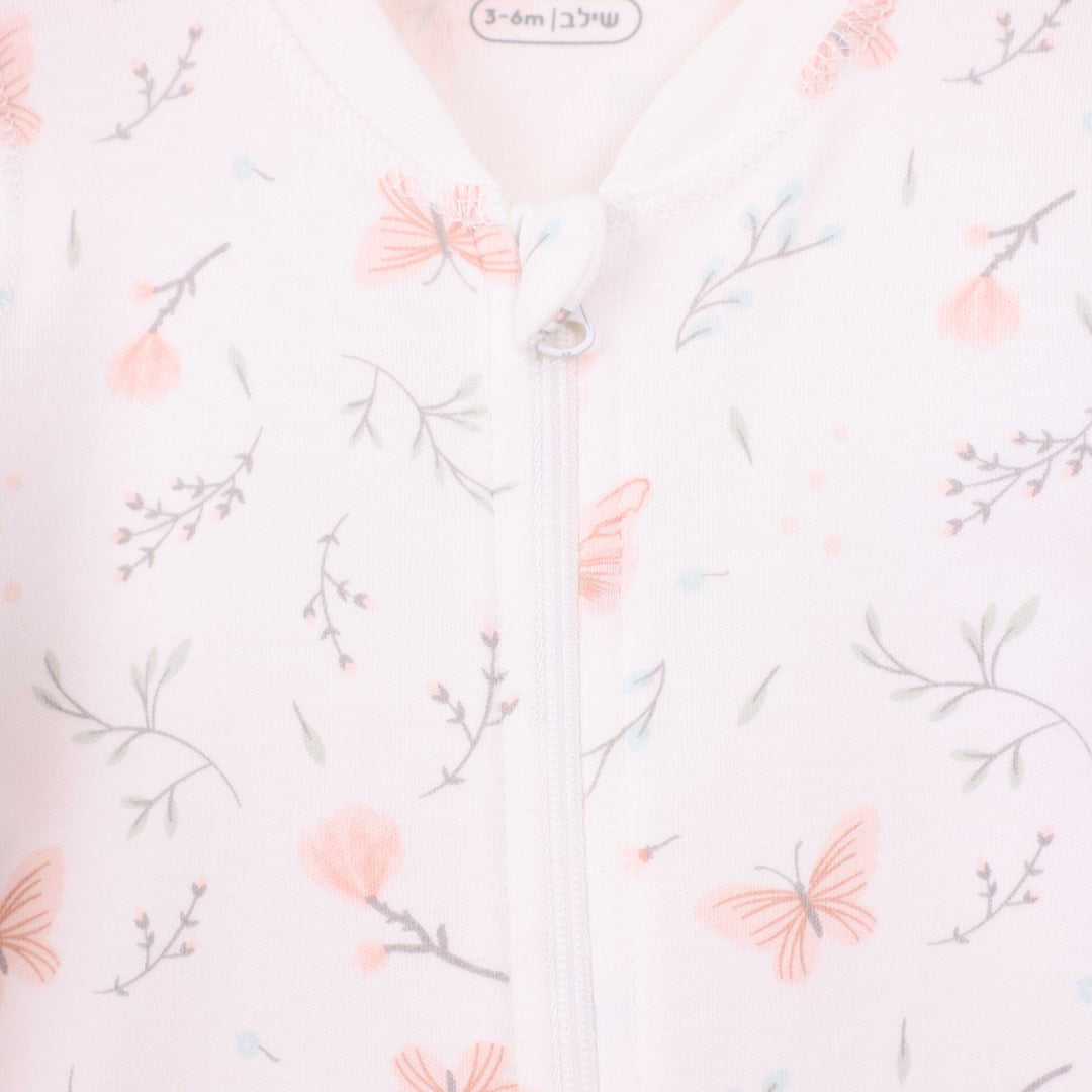 זוג אוברולים פרפרים