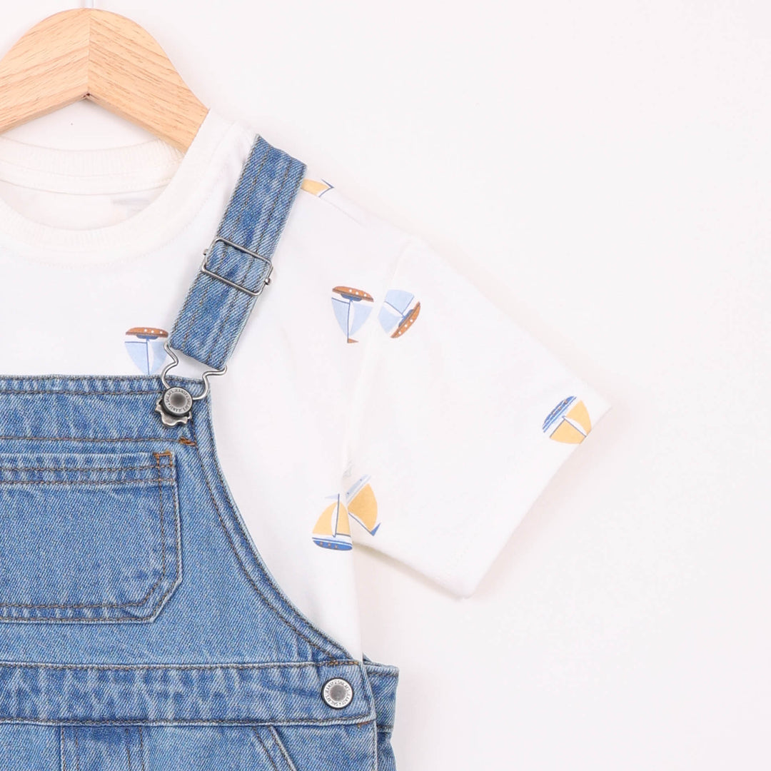 אוברול וטי שירט