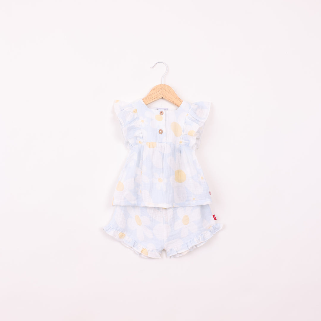 חליפת בנות פרחונית