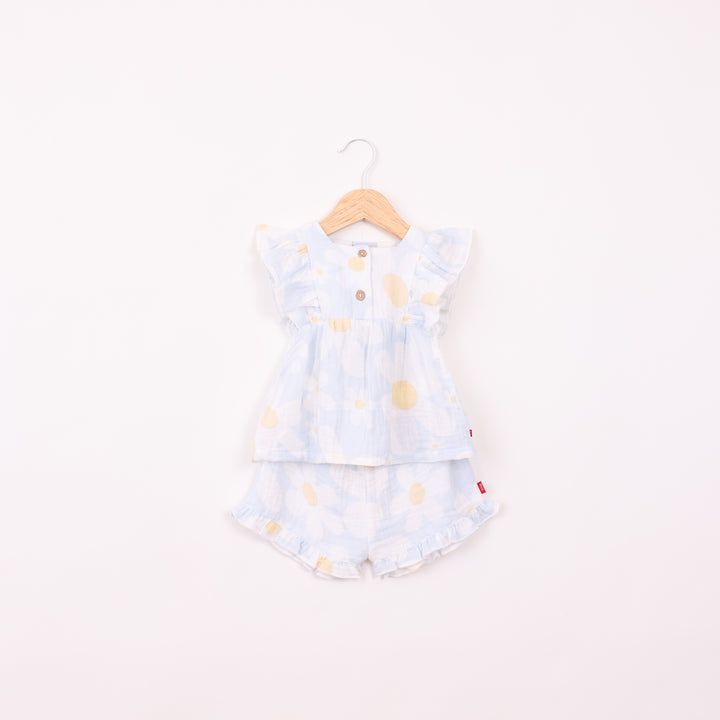 חליפת בנות פרחונית