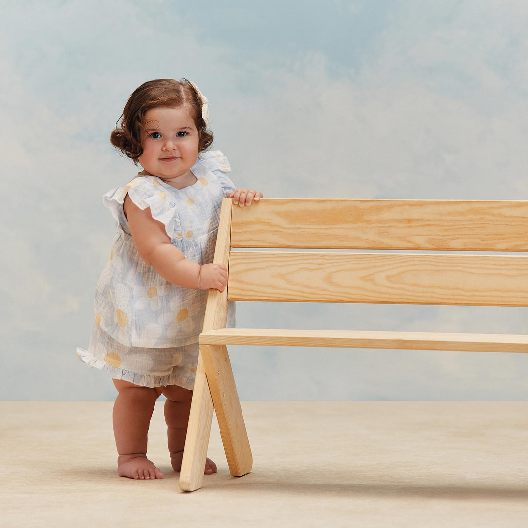 חליפת בנות פרחונית