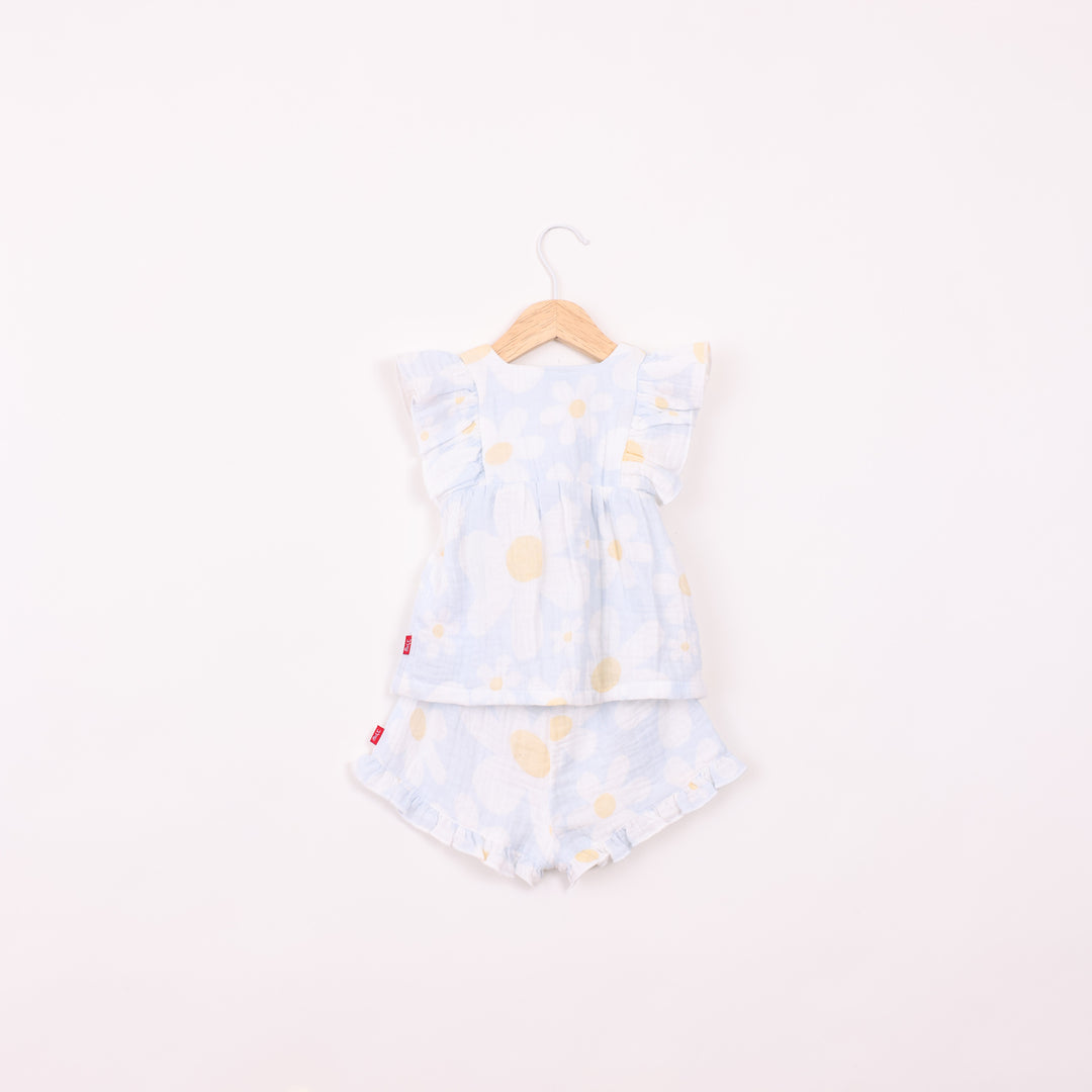 חליפת בנות פרחונית