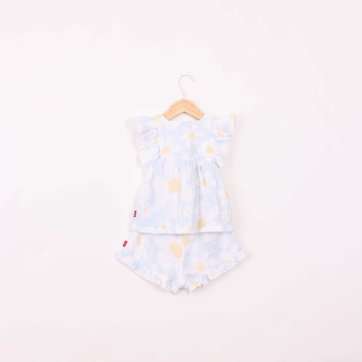 חליפת בנות פרחונית