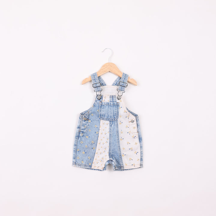 אוברול ג'ינס פרחוני