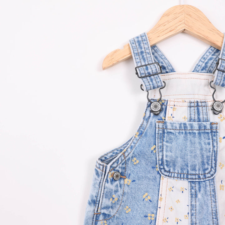 אוברול ג'ינס פרחוני