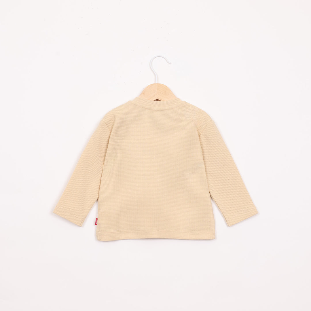 חולצה ארוכה בצבע חרדל