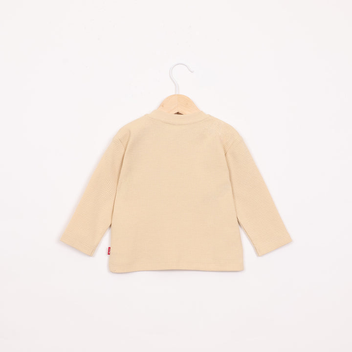 חולצה ארוכה בצבע חרדל