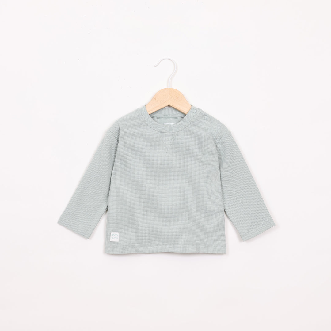 חולצה ארוכה בצבע ירוק