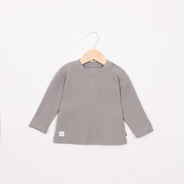 חולצה ארוכה בצבע חום