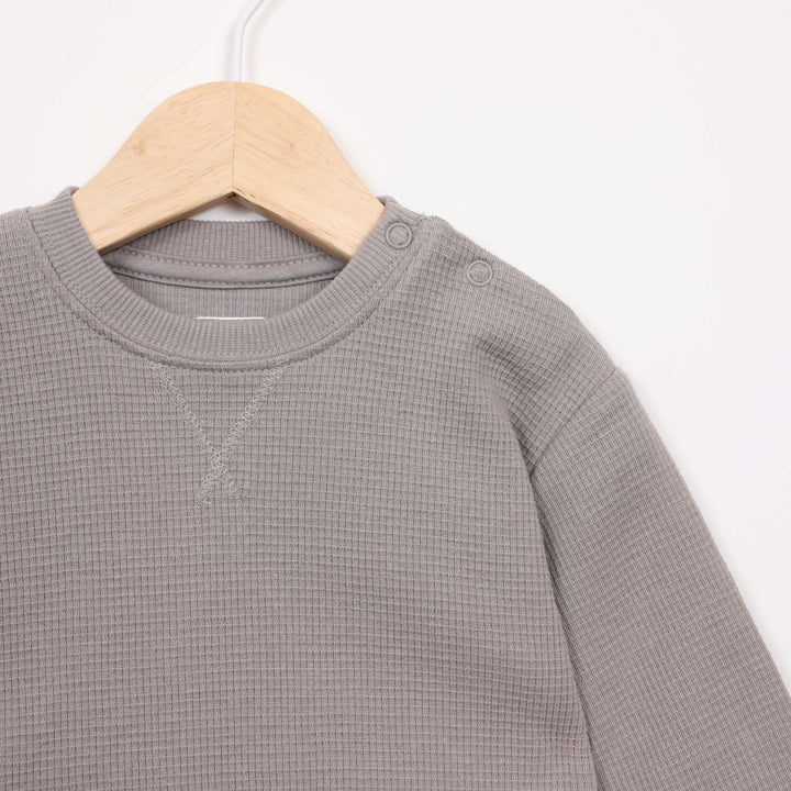 חולצה ארוכה בצבע חום